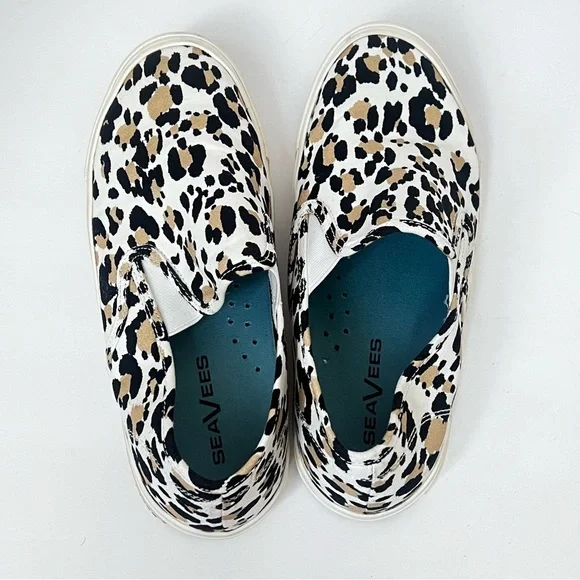 SeaVees Womens Baja Platform Leopard Athletic Sneakers Casual Shoes Size 8 ⬇️ - Picture 3 of 8